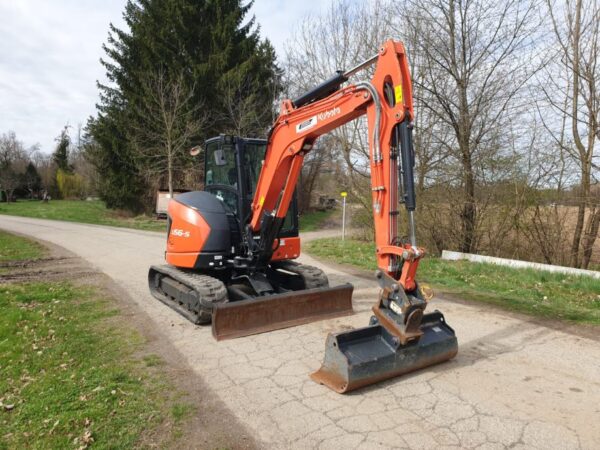Mini-pelle Kubota U56-5, 5T5, 2022 – Image 4
