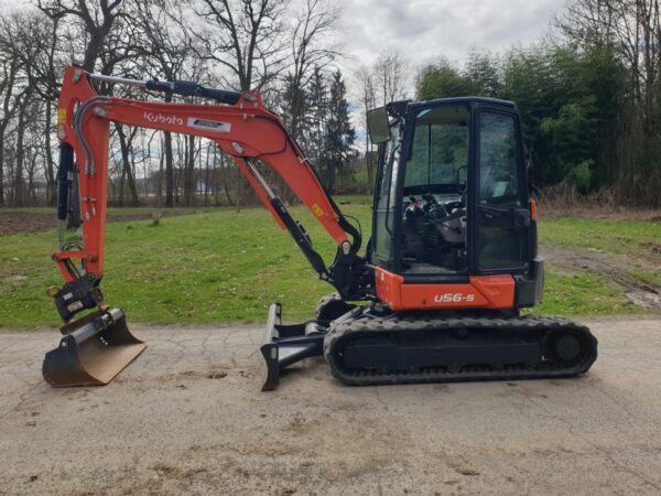 Mini-pelle Kubota U56-5, 5T5, 2022 – Image 10