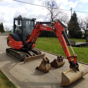 Mini-pelle Kubota Kx 61-3, 2T6, 2016