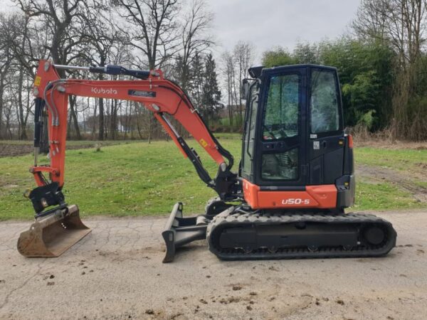Mini-pelle Kubota U56-5, 5T, 2022 – Image 8